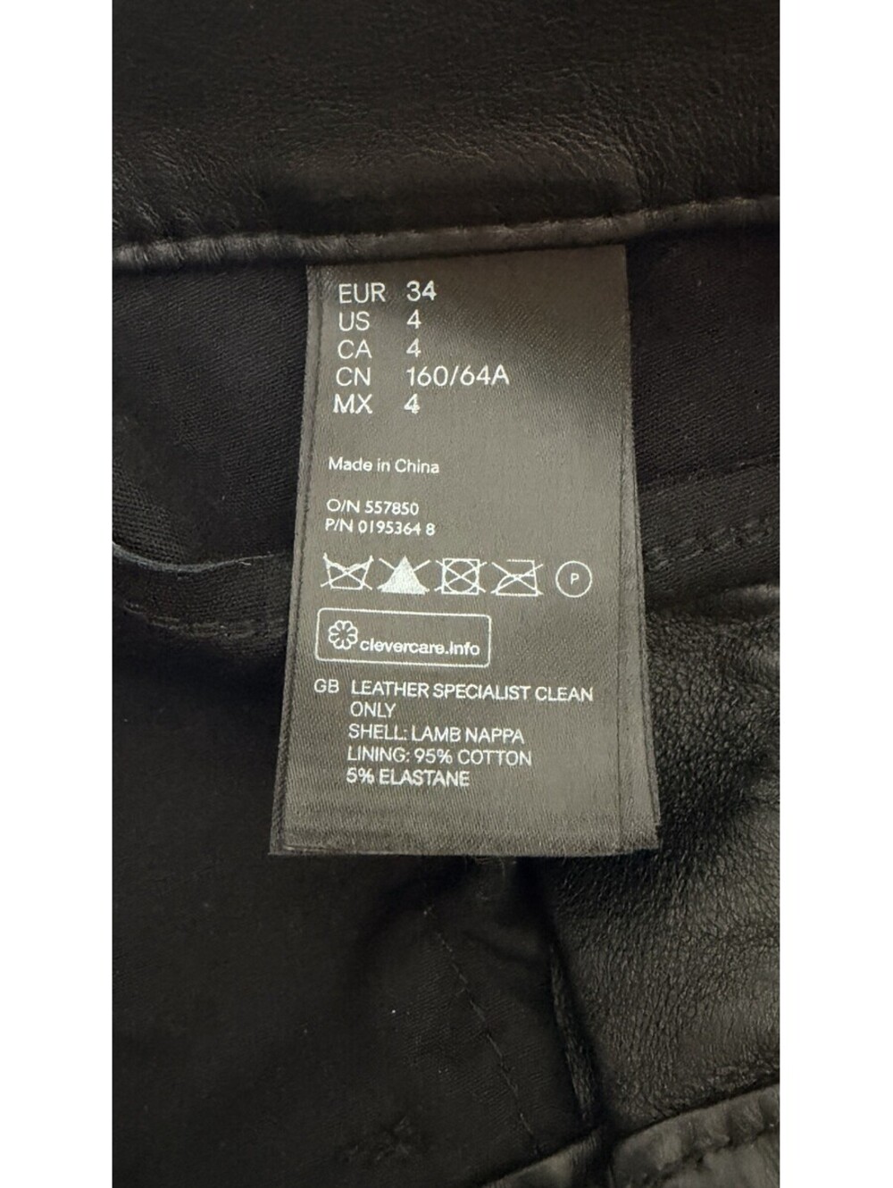 ISABEL MARANT FOR H&M NAPA LEATHER LACE UP CORSET MOTO CROPPED PANT~ 4 - Picture 14 of 14